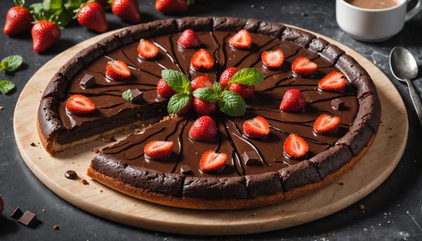 Comment préparer une pizza au chocolat fondante ?